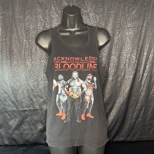 WWE OG “Acknowledge the Bloodline” Roman Reigns & USO’s Tank top Size S